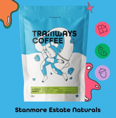 Tramways Coffee Ground And Whole Beans Tramways Coffee- A Sassy Misfit