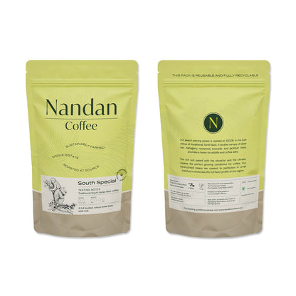 Nandan Coffee Ground And Whole Coffee Beans 250 gms / South Indian Filter Nandan South Special