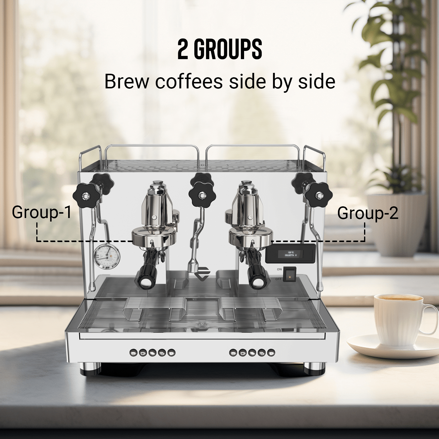 GiuliettaX Two Group E61 by Lelit - PL2SVX Coffee Machines