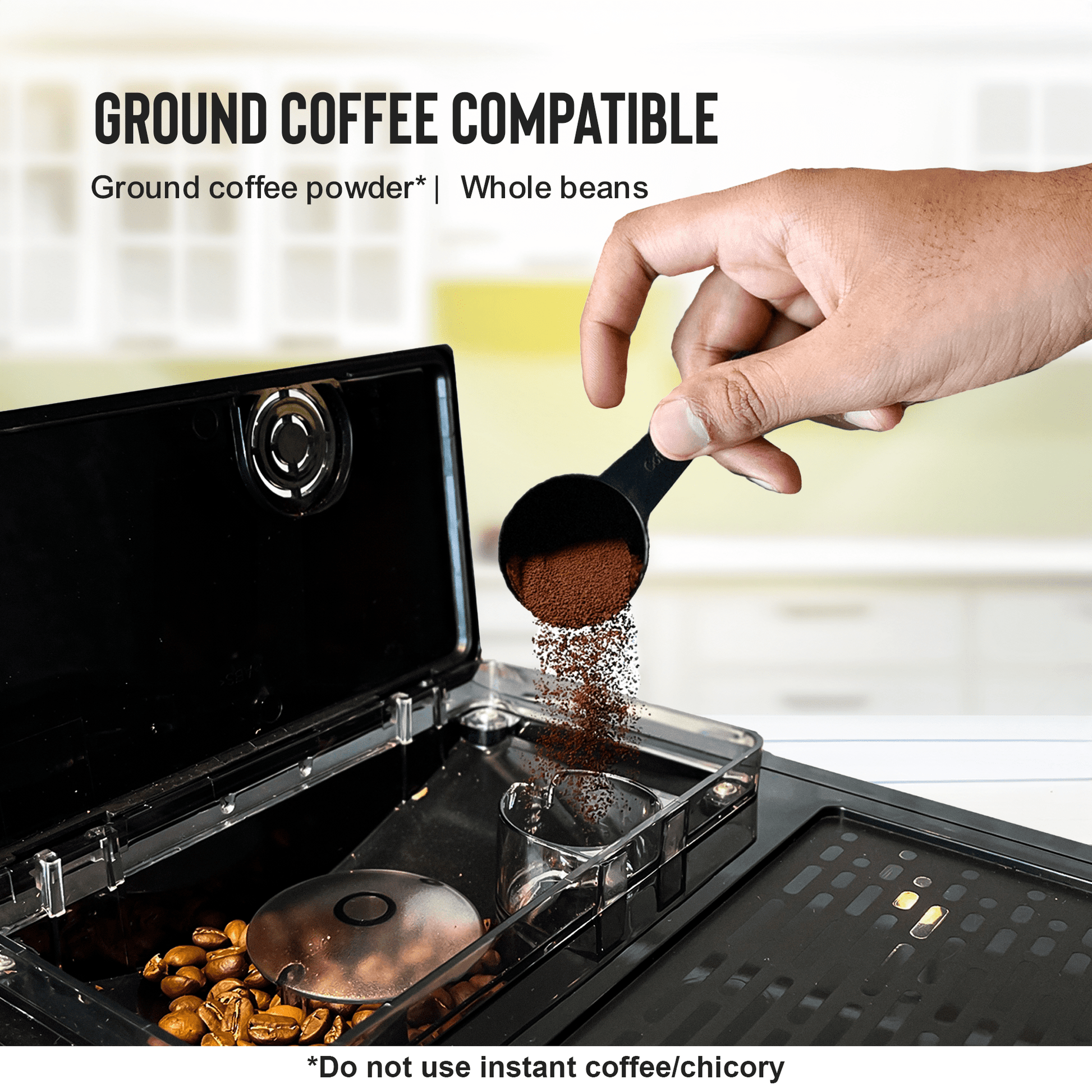 automatic espresso machine with in built grinder