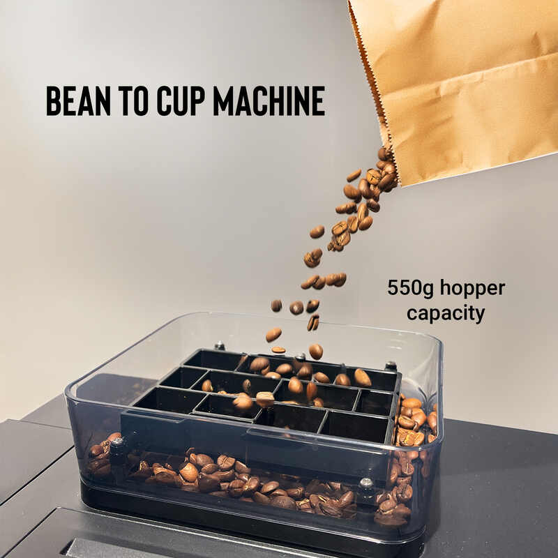Budan M50 Bean To Cup Office Coffee Machine with 7" Display Home Coffee Machines