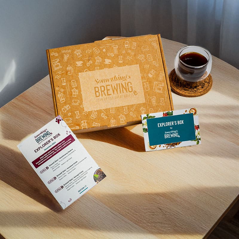 Somethings Brewing Store Coffee Something's Brewing Explorer's Box - On PreOrder till 20th Dec