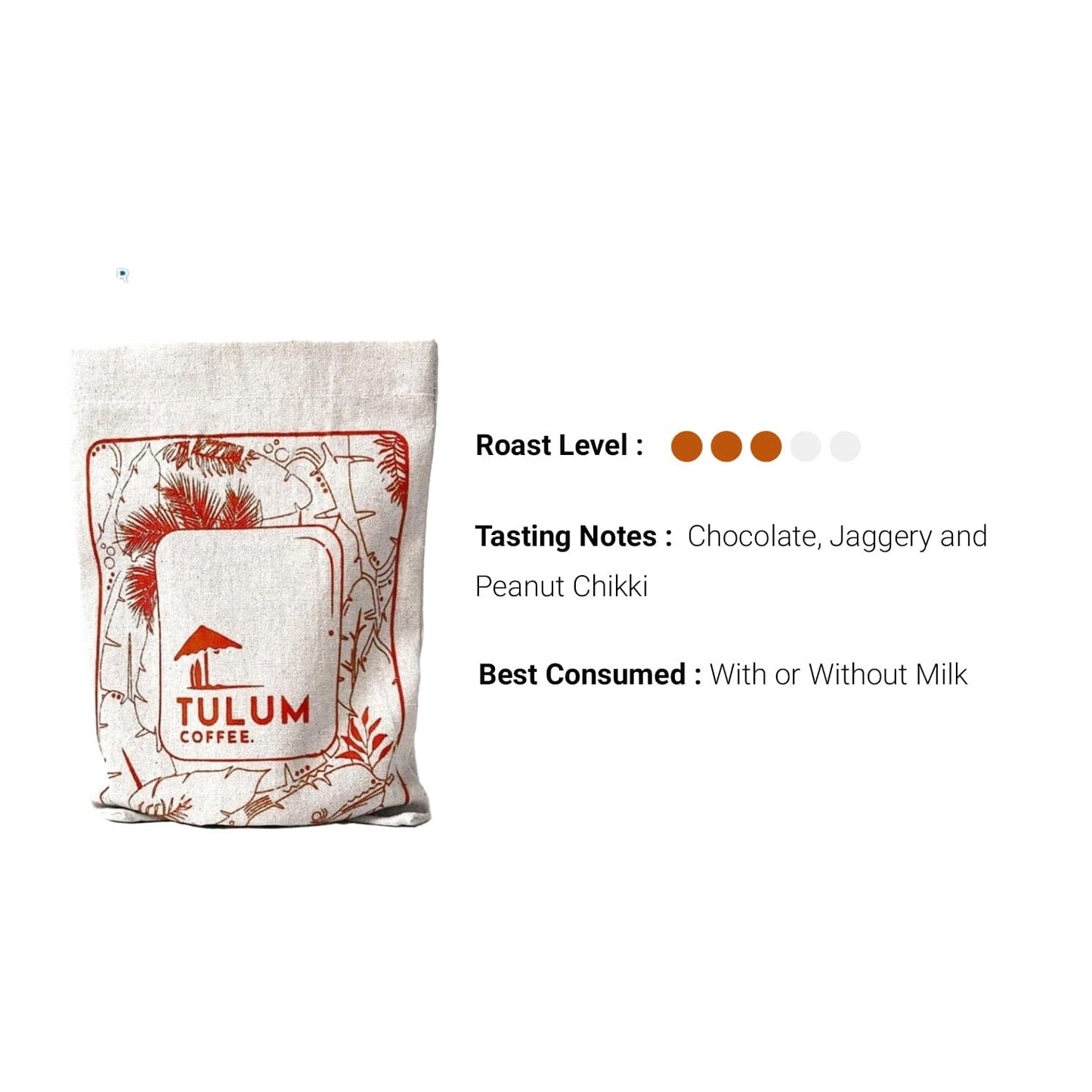 Tulum Coffee Ground And Whole Coffee Beans Tulum Coffee Thogarihunkal Washed Red