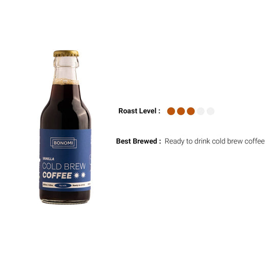 Bonomi Ready To Drink 200ml Vanilla Cold Brew Coffee (Pack of 6)