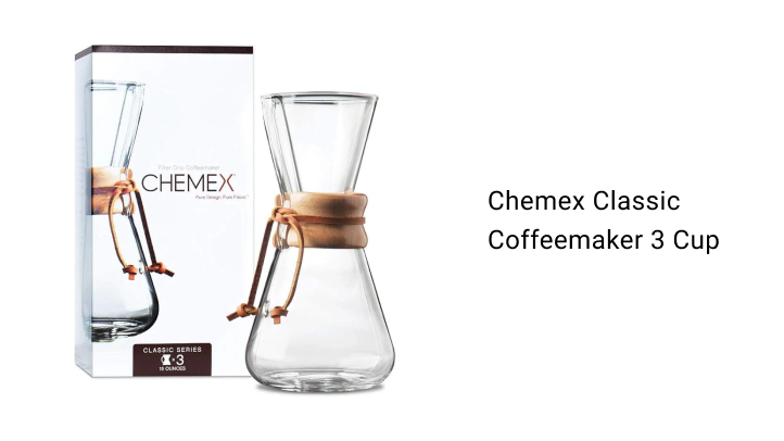 Chemex Classic Coffeemaker 3 Cup Banner What's In the Box