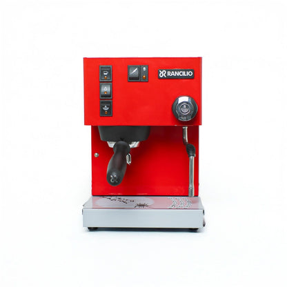 Rancilio Home Coffee Machines Red Rancilio Silvia V6 Single Boiler Italian Coffee Machine with Upto 18 Bar Pressure, Steam Wand, Ergonomic 58mm Portafilter | Perfect for Cafe-style Espresso, Lattes, Cppuccinos, Americano, Hot Chocolate and more