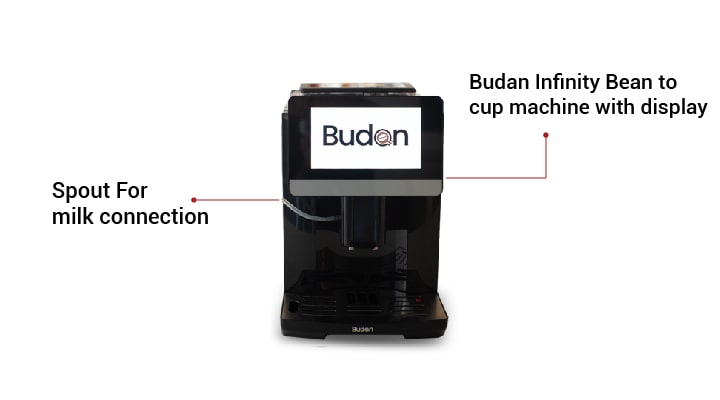 Budan Infinity Bean To Cup Coffee Machine with 7" Display - Product Description - What’s in the Box?