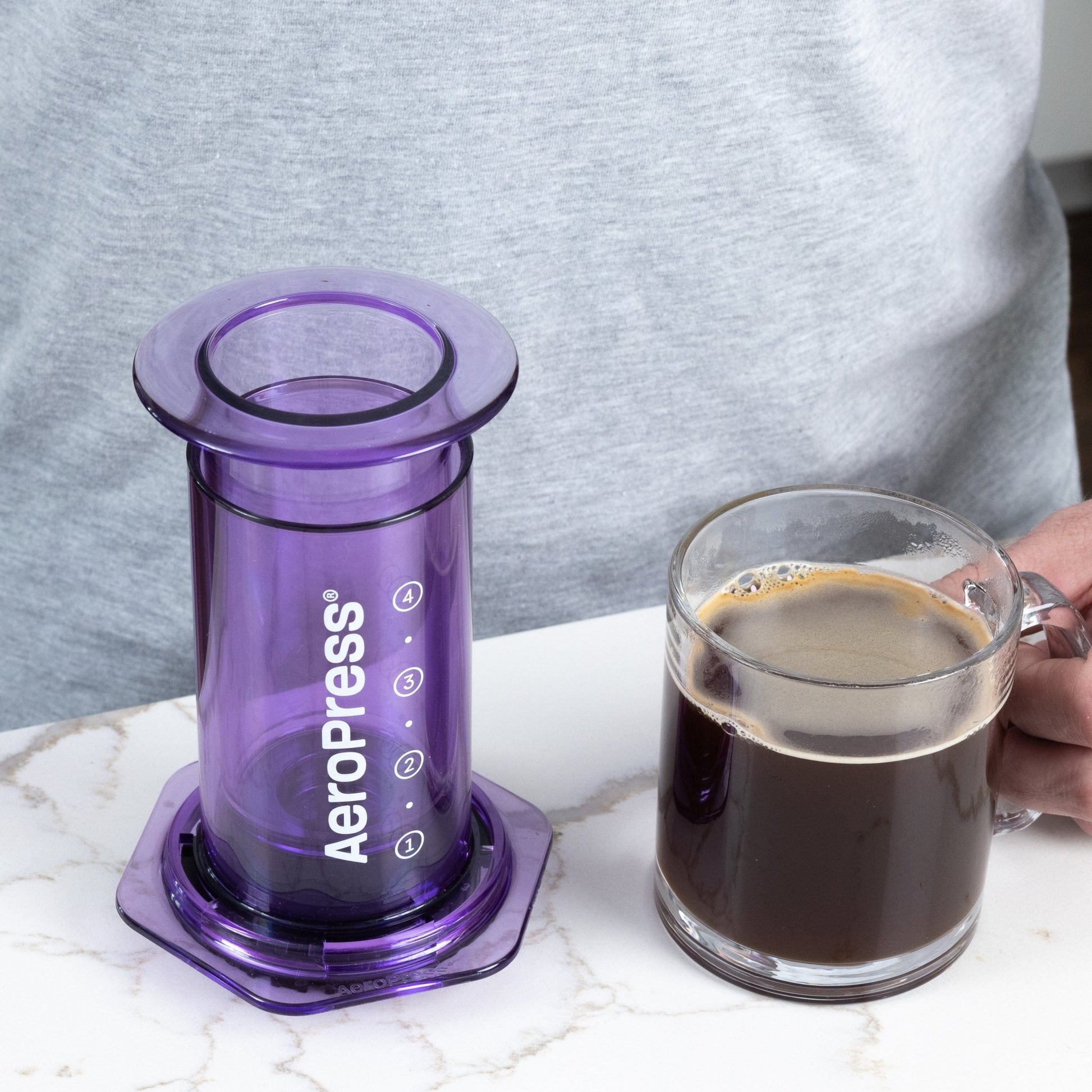 Aeropress Coffee Maker - Clear - Something's Brewing