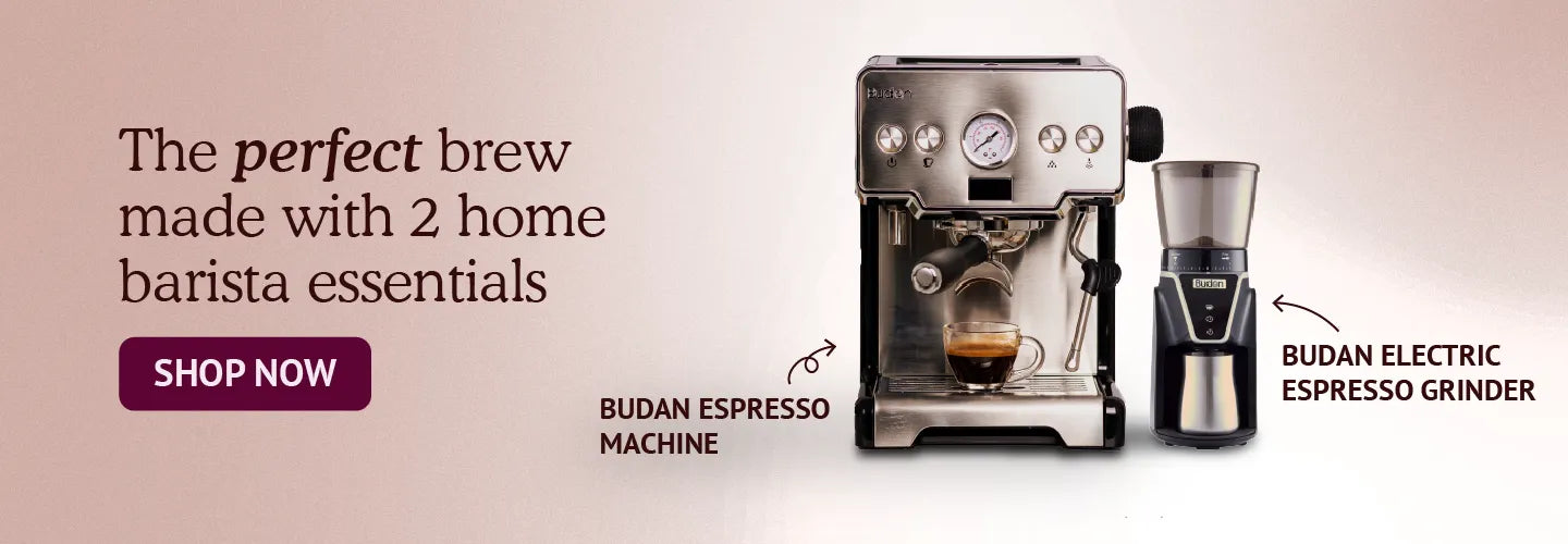 Budan machine with Grinder image banner