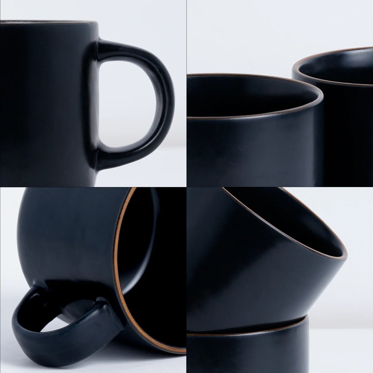 Black Coffee Mug Japandi | 350 ml - Something's Brewing