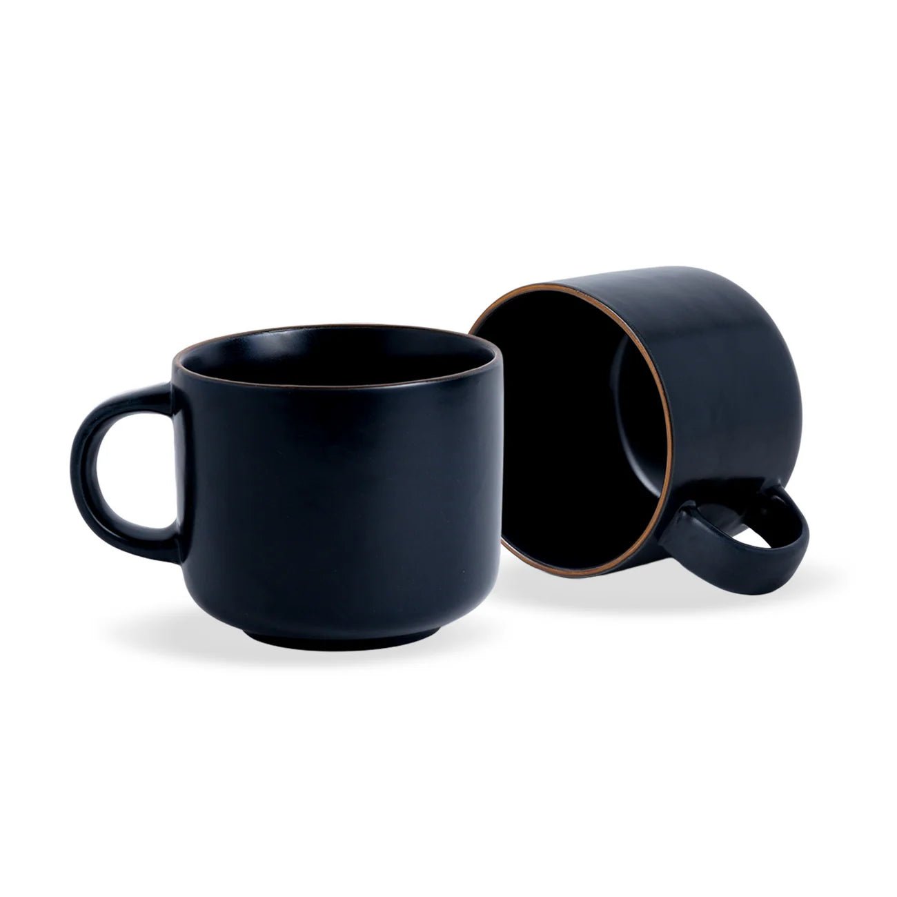Black Coffee Mug Japandi | 350 ml - Something's Brewing