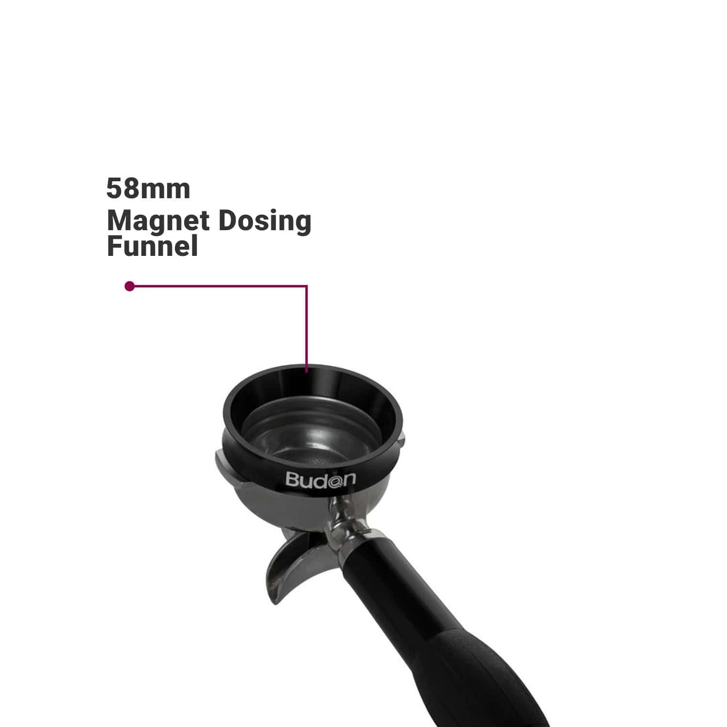 Budan 58mm Magnet dosing funnel - Something's Brewing