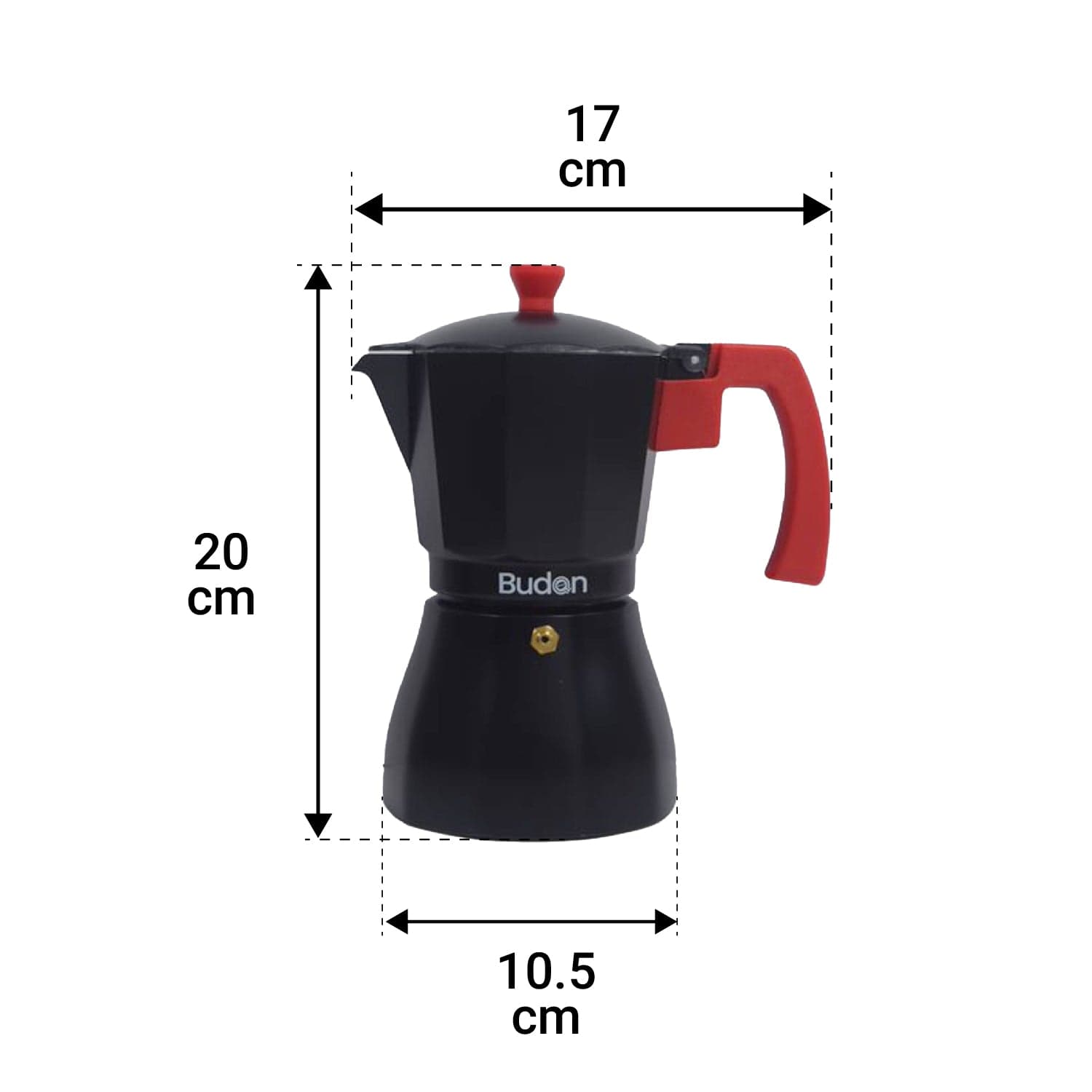 Budan Aluminium Moka Pot - Something's Brewing