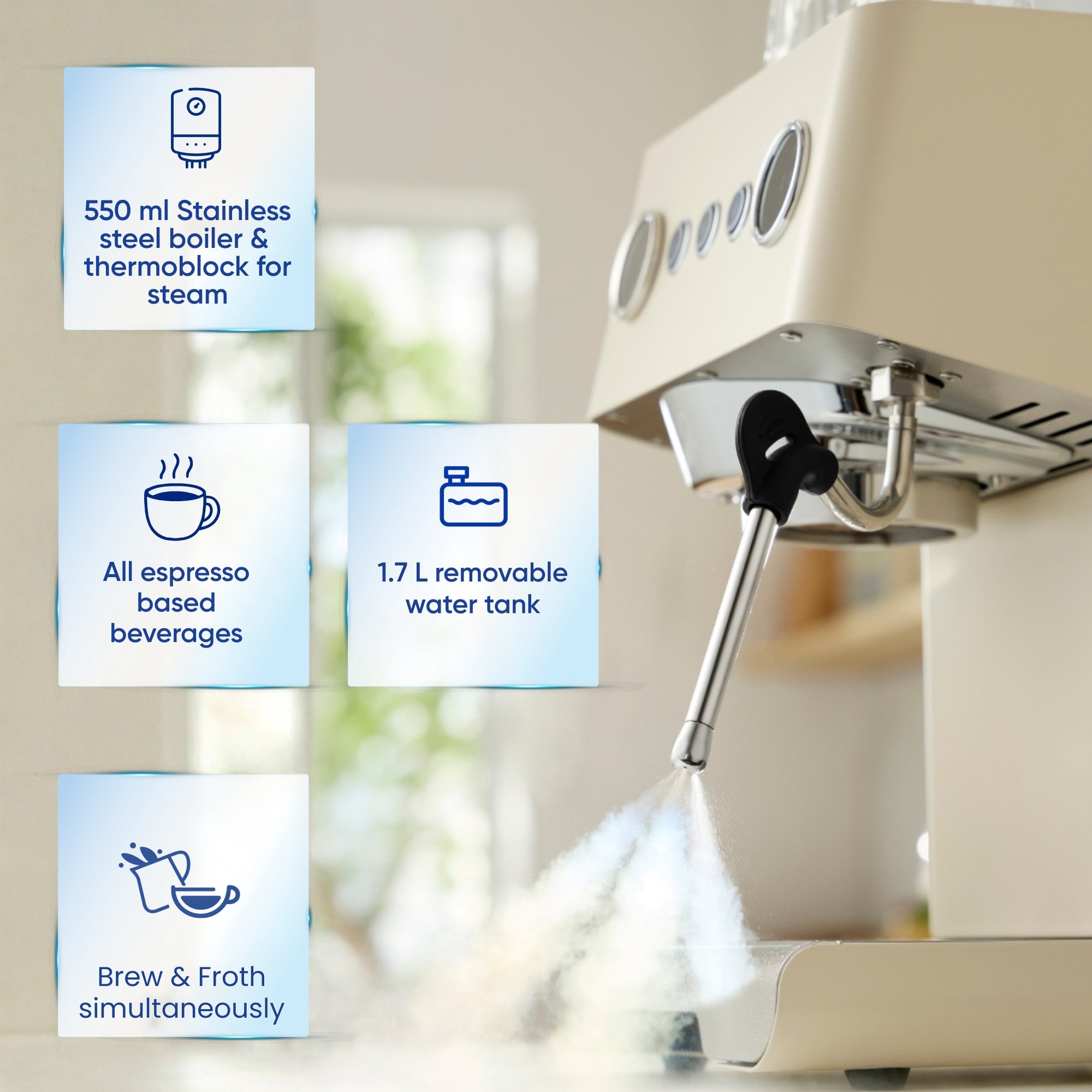 Budan Athena Espresso Machine - Something's Brewing