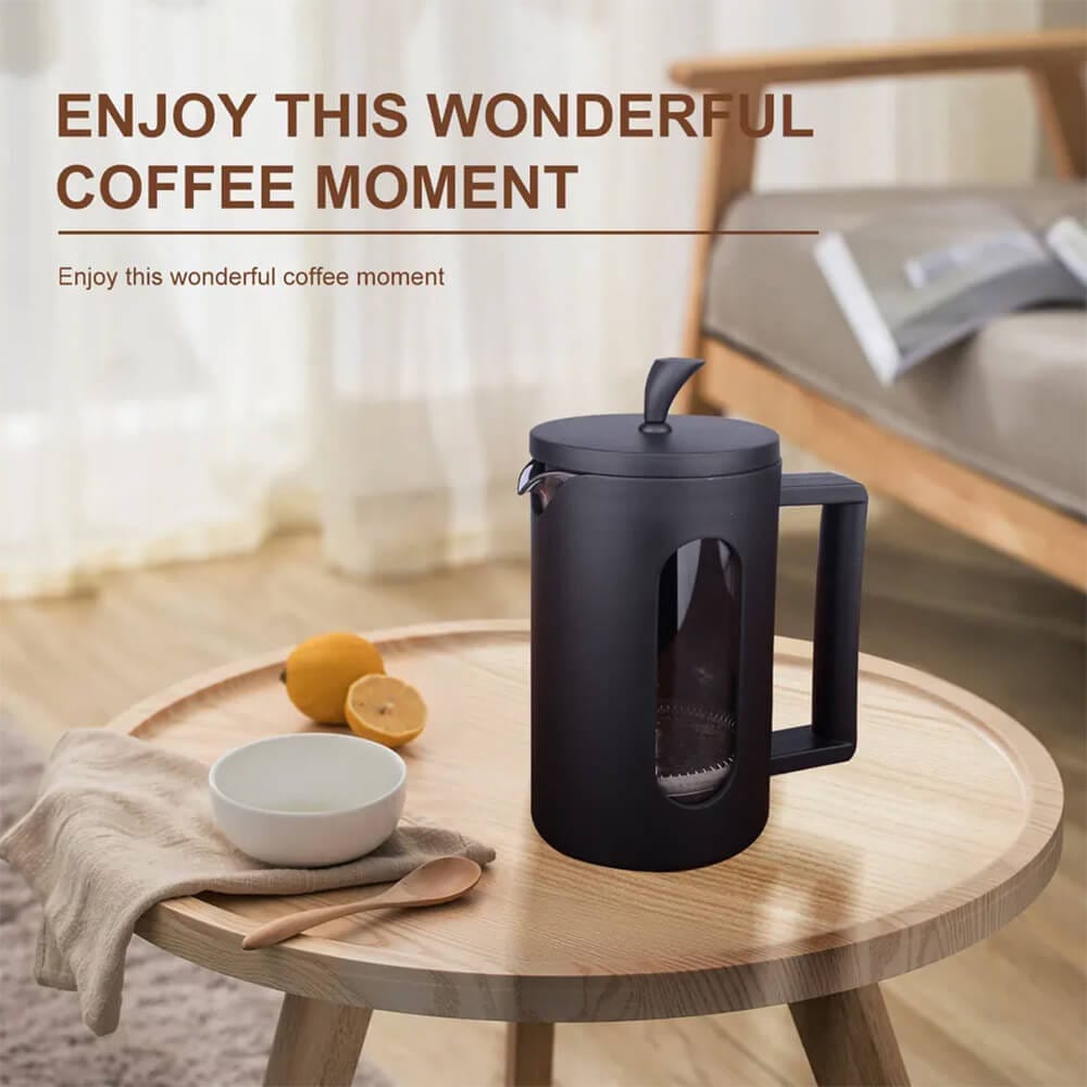 Budan Black French Press | 600ml - Something's Brewing