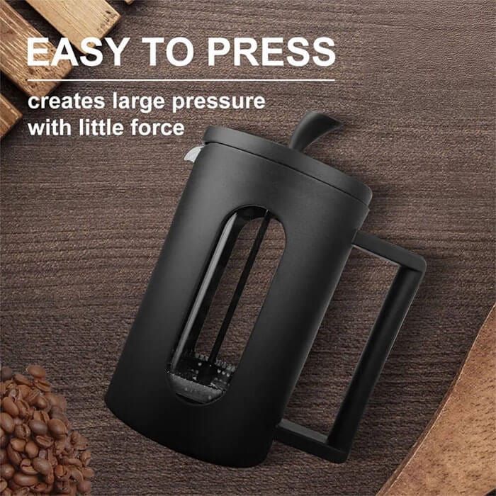 Budan Black French Press | 600ml - Something's Brewing