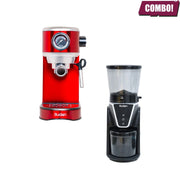 Budan Bolt Red + Budan Espresso Grinder Combo - Something's Brewing