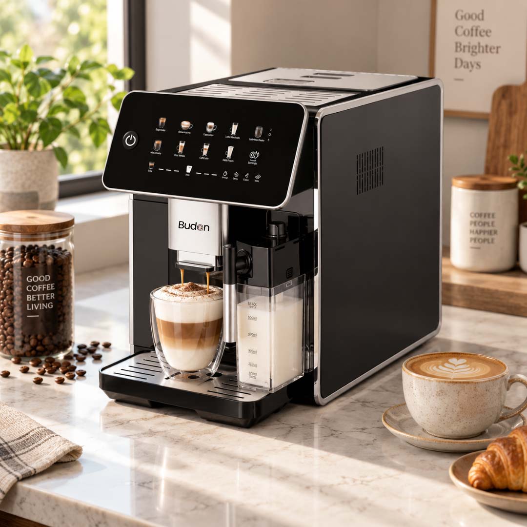 Budan Brew 500 | Fully Automatic Coffee Machine - Something's Brewing