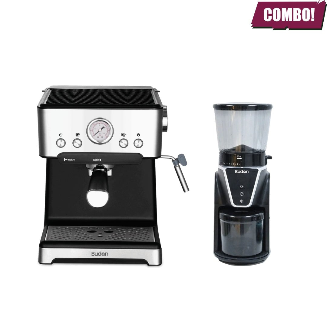 Budan Classic + Budan Espresso Grinder Combo - Something's Brewing