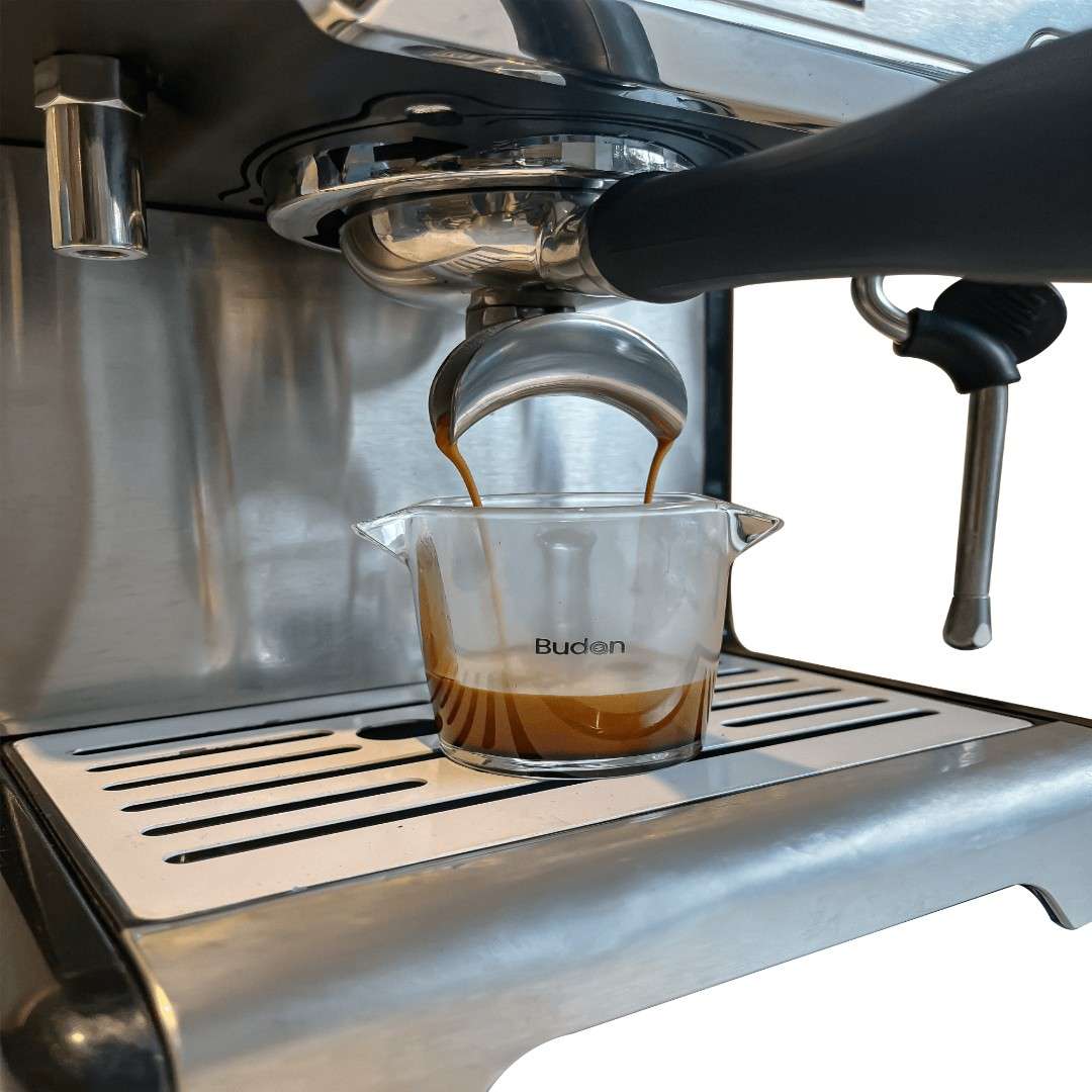 Budan Double Spout Shot Glass for Espresso - Something's Brewing