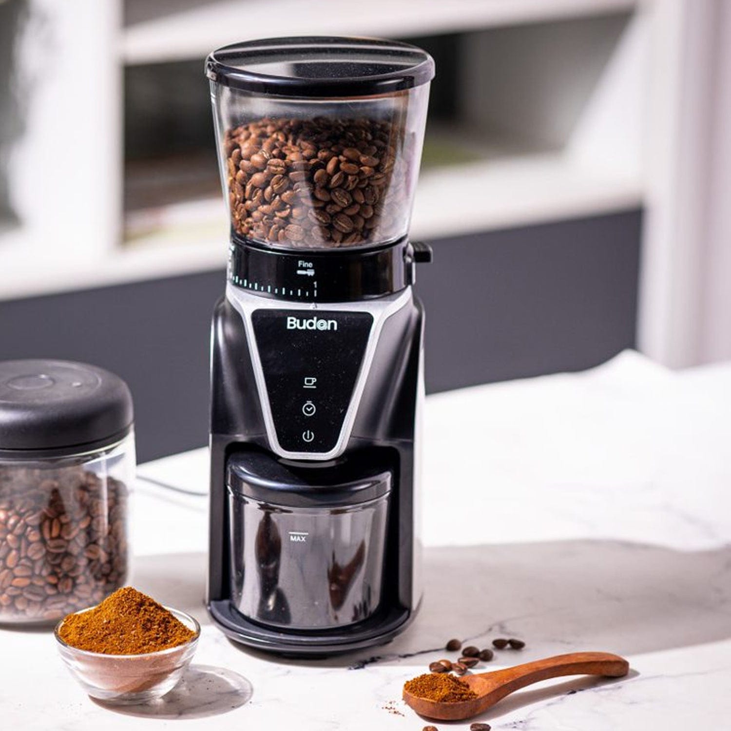 Budan Electric Espresso Grinder - Something's Brewing