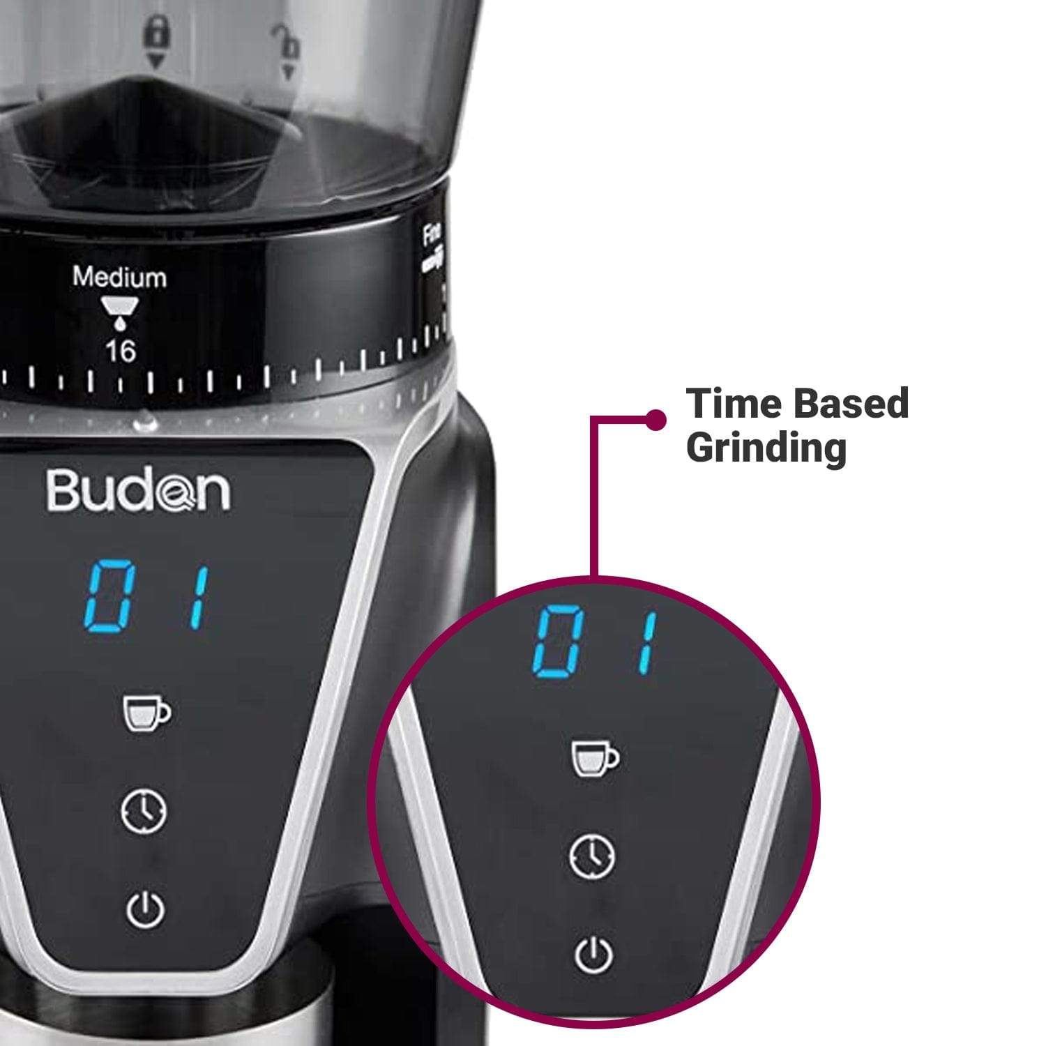 Budan Electric Espresso Grinder - Something's Brewing