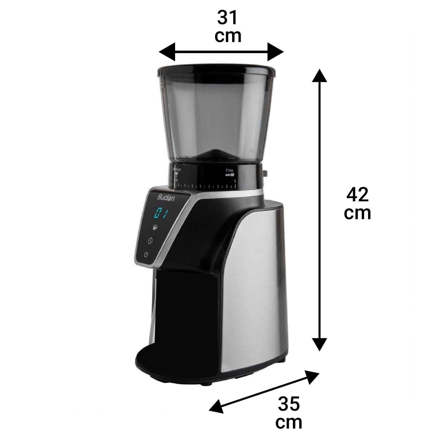 Budan Electric Espresso Grinder - Something's Brewing