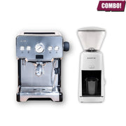 Budan Espresso Machine + Baratza Encore Esp White - Something's Brewing