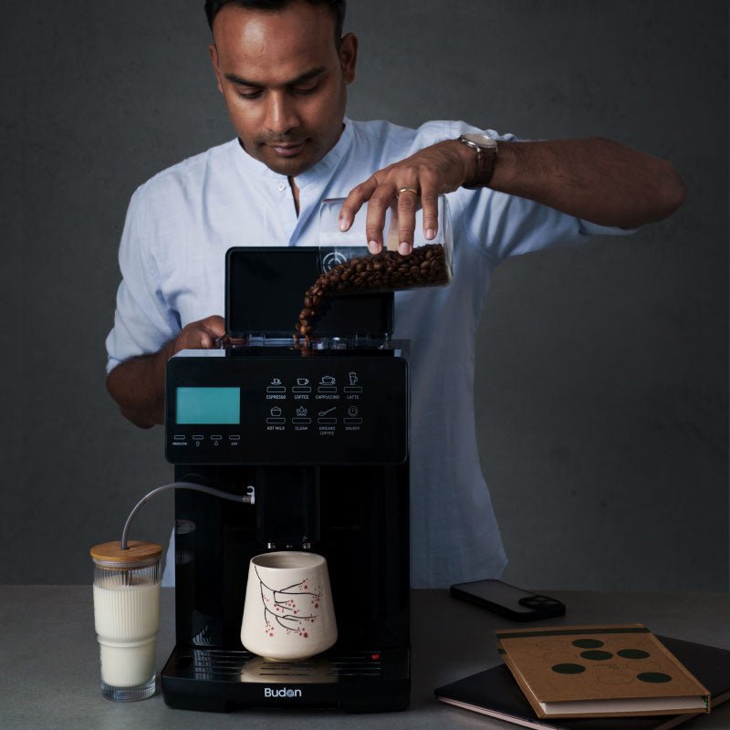 Coffee Beans Best Automatic Coffee Machine With Grinder Saeco SE