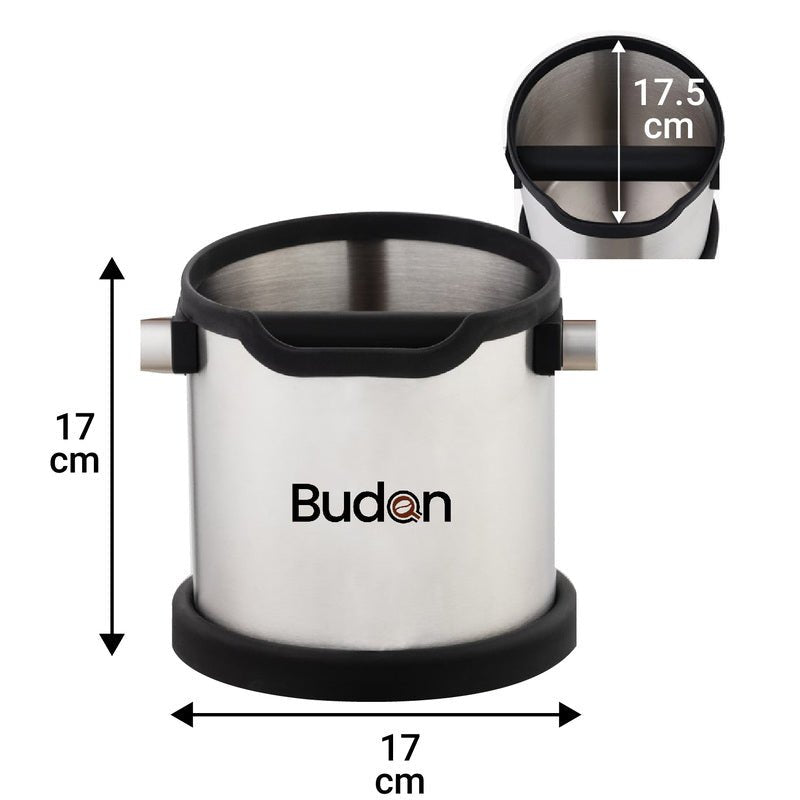 Budan Knock box SS bottomless - Something's Brewing