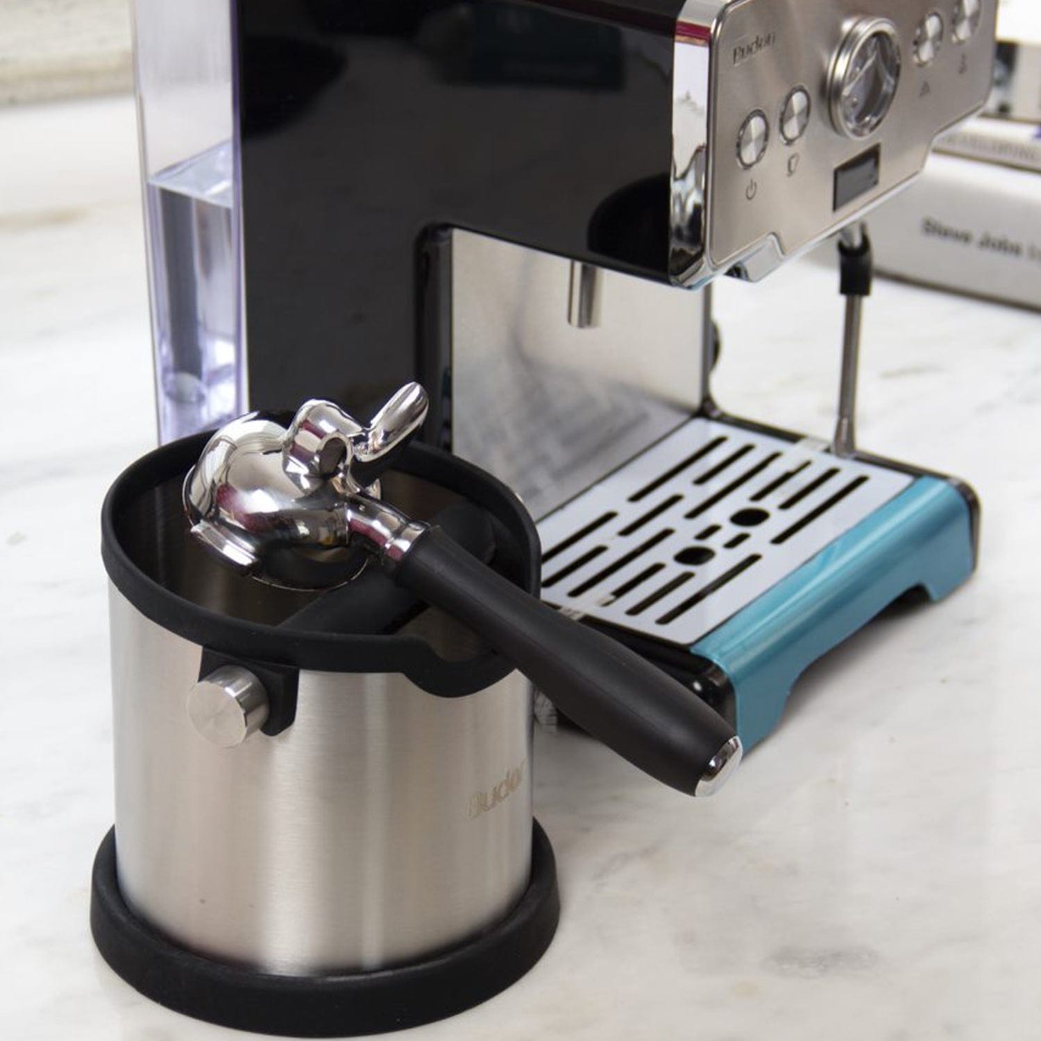 Budan Knock Box Stainless Steel - Something's Brewing