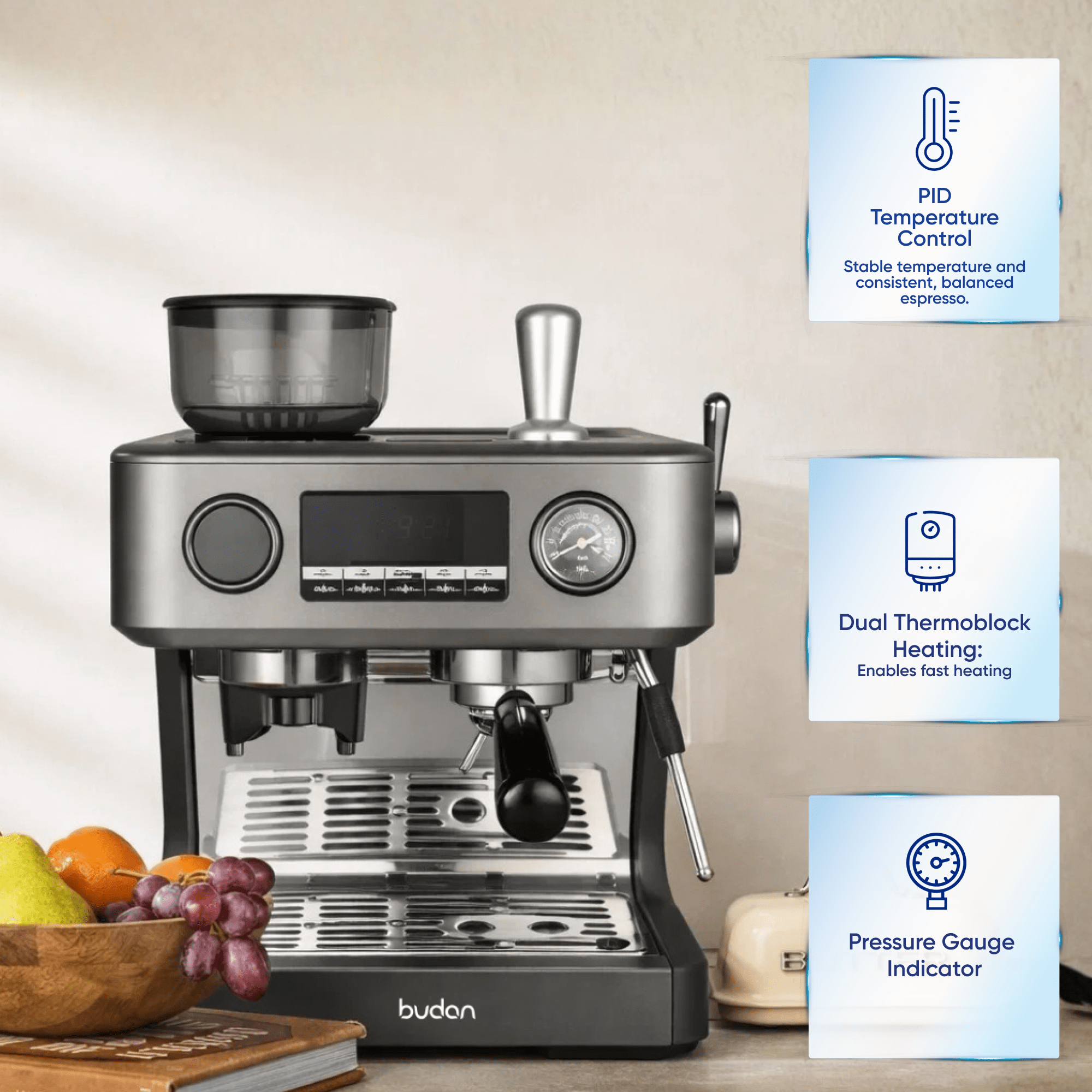 Budan Nexus Espresso Machine - Something's Brewing