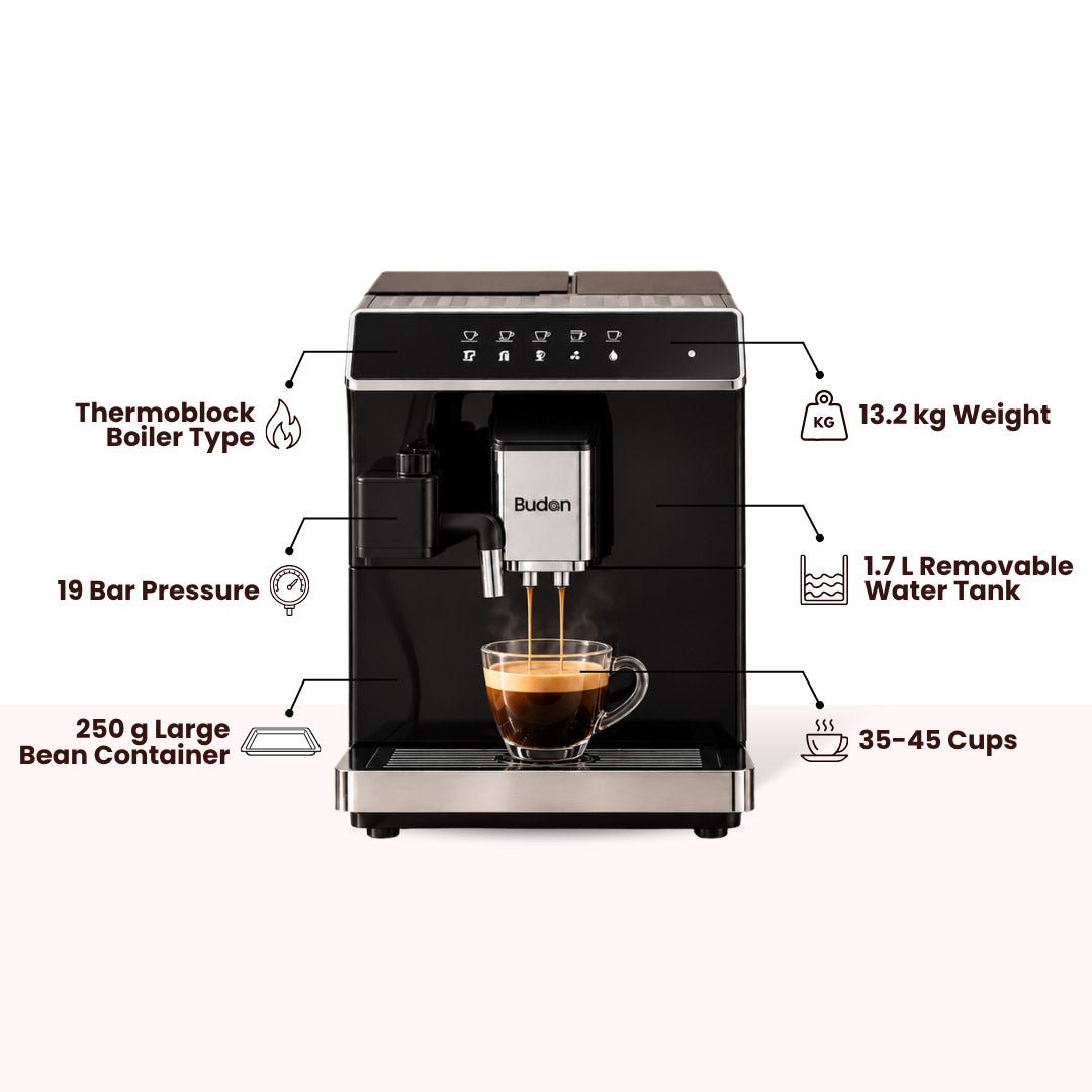Budan X7 Fully Automatic Coffee Machine - Something's Brewing