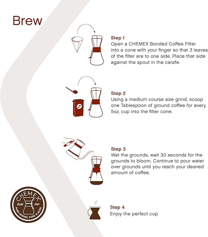 Chemex with Wooden Collar - Something's Brewing