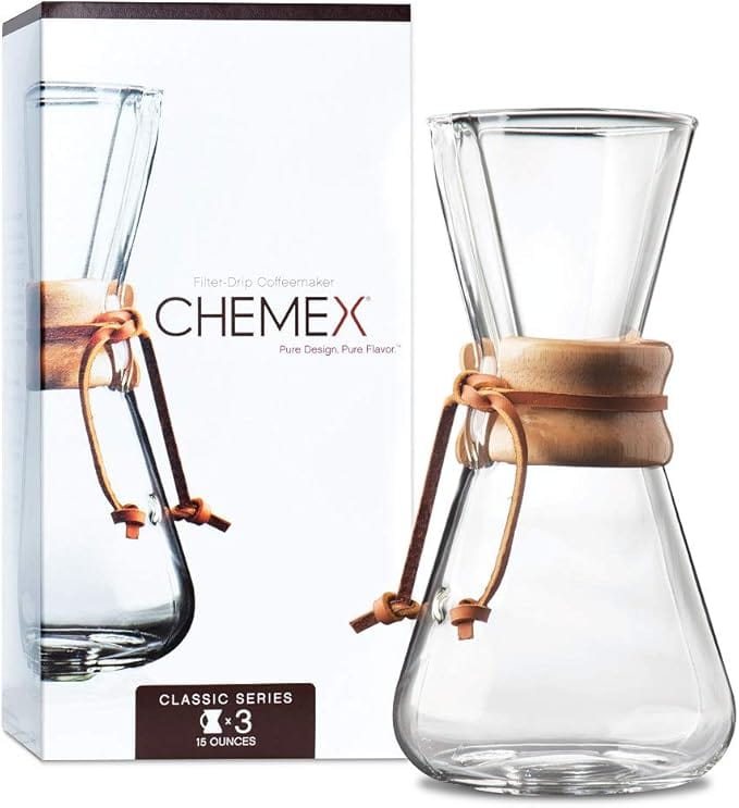 Chemex with Wooden Collar - Something's Brewing