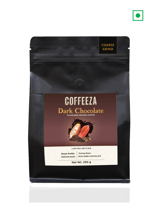 Coffeeza Ground coffee Coffeeza Dark Chocolate Flavoured Ground Coffee (Coarse Grind)