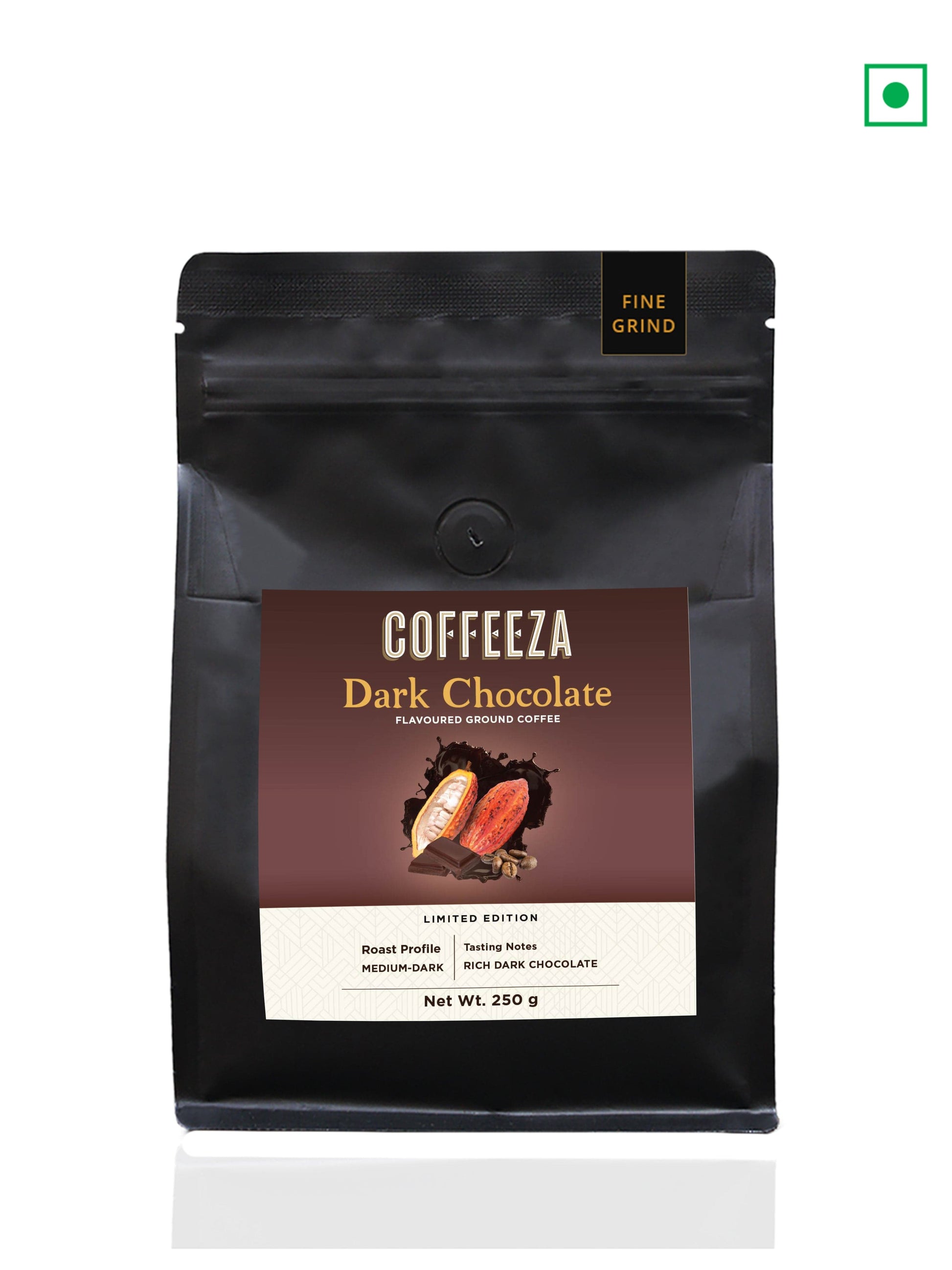 Coffeeza Ground coffee Coffeeza Dark Chocolate Flavoured Ground Coffee (Fine Grind)