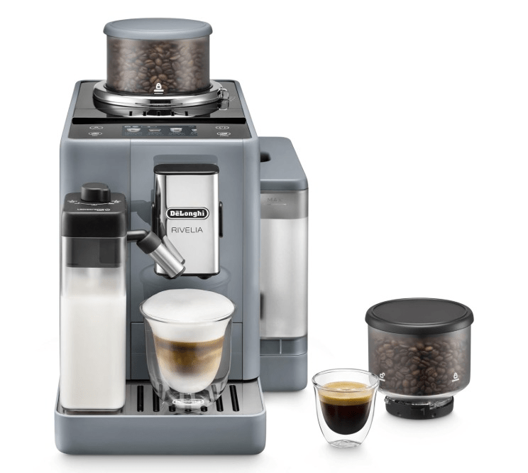 De'Longhi Rivelia EXAM440.55.W, Fully Automatic Coffee Machine - Something's Brewing