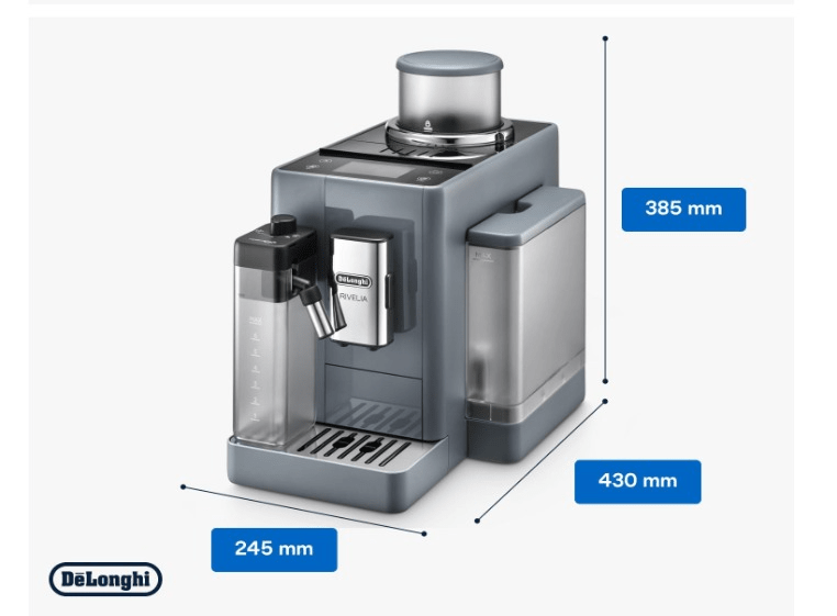 De'Longhi Rivelia EXAM440.55.W, Fully Automatic Coffee Machine - Something's Brewing