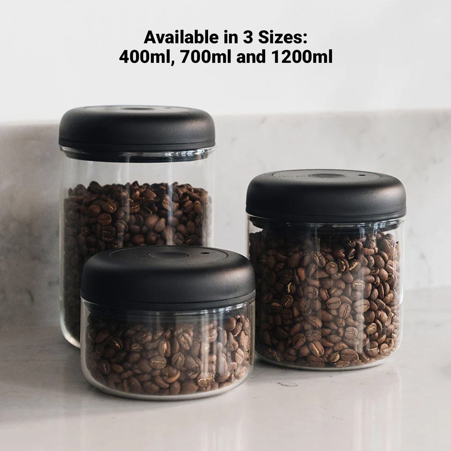 Fellow Atmos Vacuum Glass Storage Canister - Something's Brewing