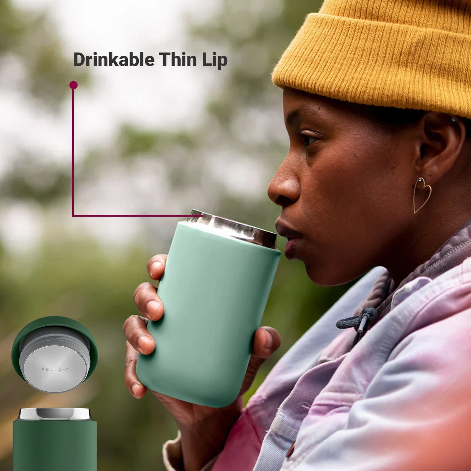 Fellow Carter Everywhere Travel Mug 450 ml - Something's Brewing