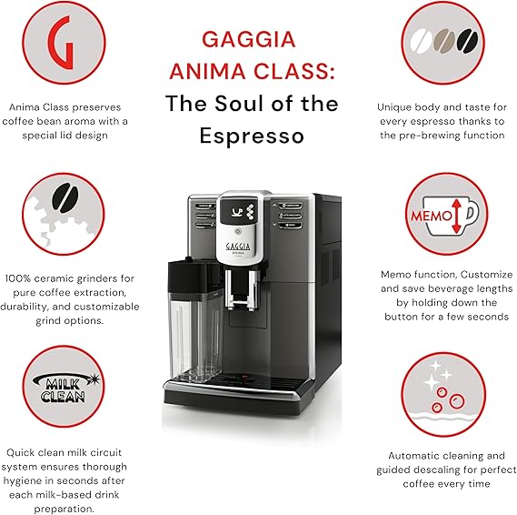 Gaggia Anima Class Automatic Coffee Machine - Something's Brewing