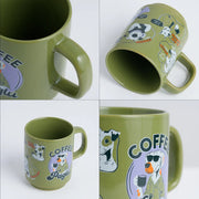 Green Coffee Paglu Mug | 400 ml - Something's Brewing