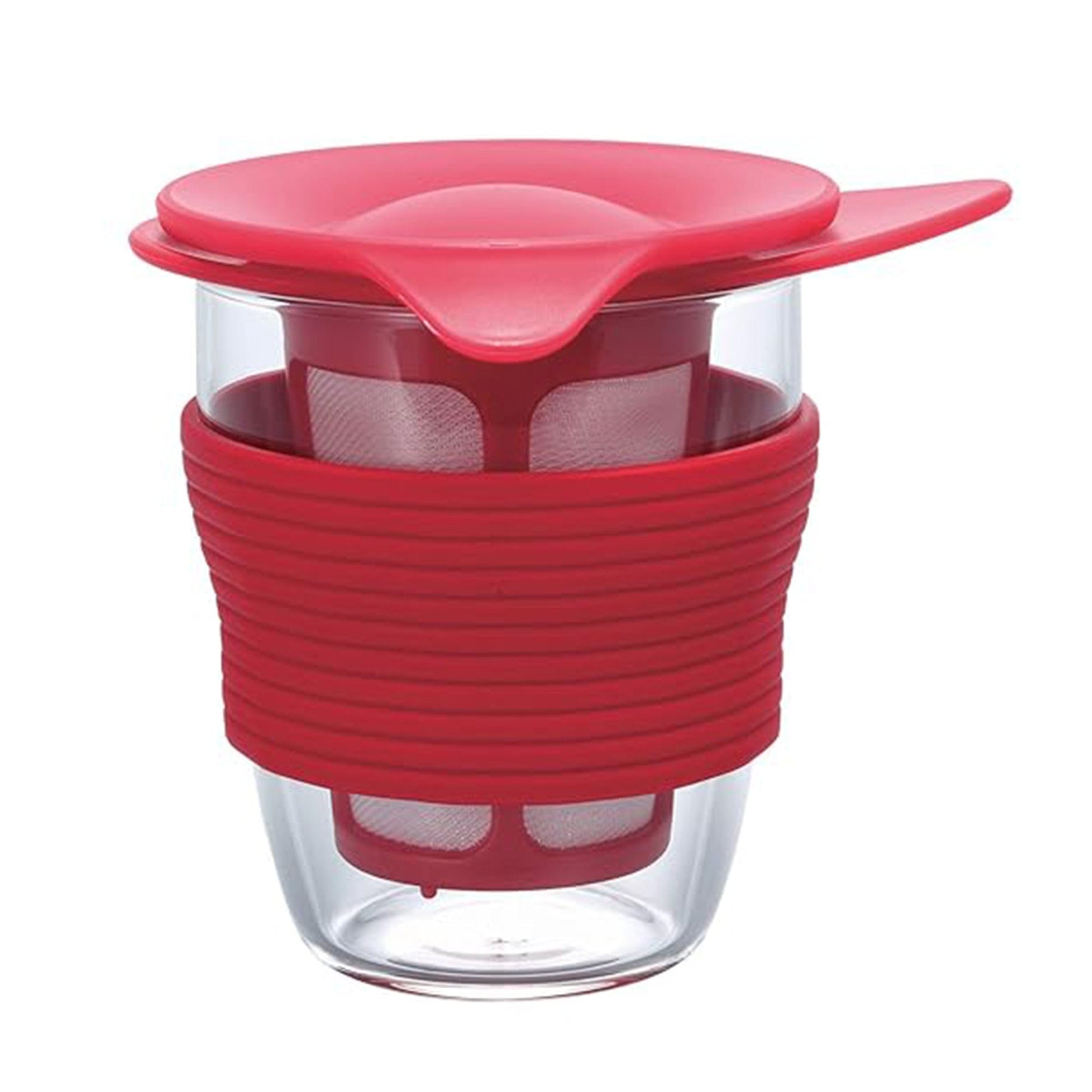 HARIO HANDY TEA MAKER - RED - Something's Brewing