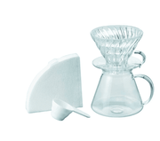 Hario V60 Glass Brewing Kit Transparent - Something's Brewing