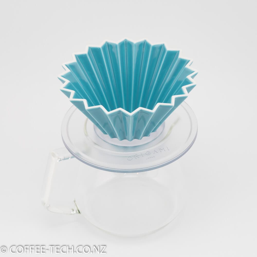 Origami Accessories Turquoise Origami Coffee Dripper with Holder | Medium - On pre order