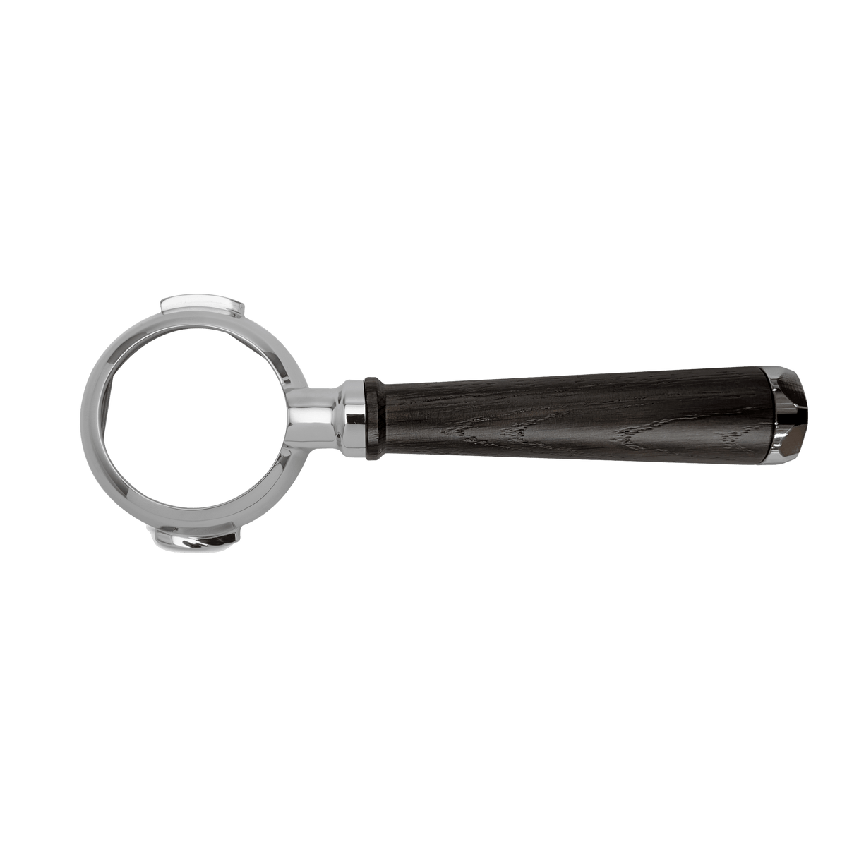 LELIT58 Bottom Potafilter Gem Design Smoked Oak - Something's Brewing