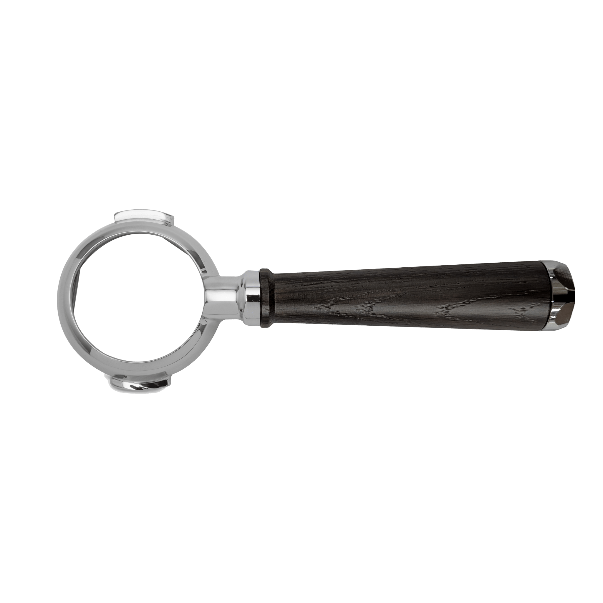 LELIT58 Bottom Potafilter Gem Design Smoked Oak - Something's Brewing