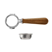 Lelit58 Bottomless Filterholder Zebrano Wood - Something's Brewing
