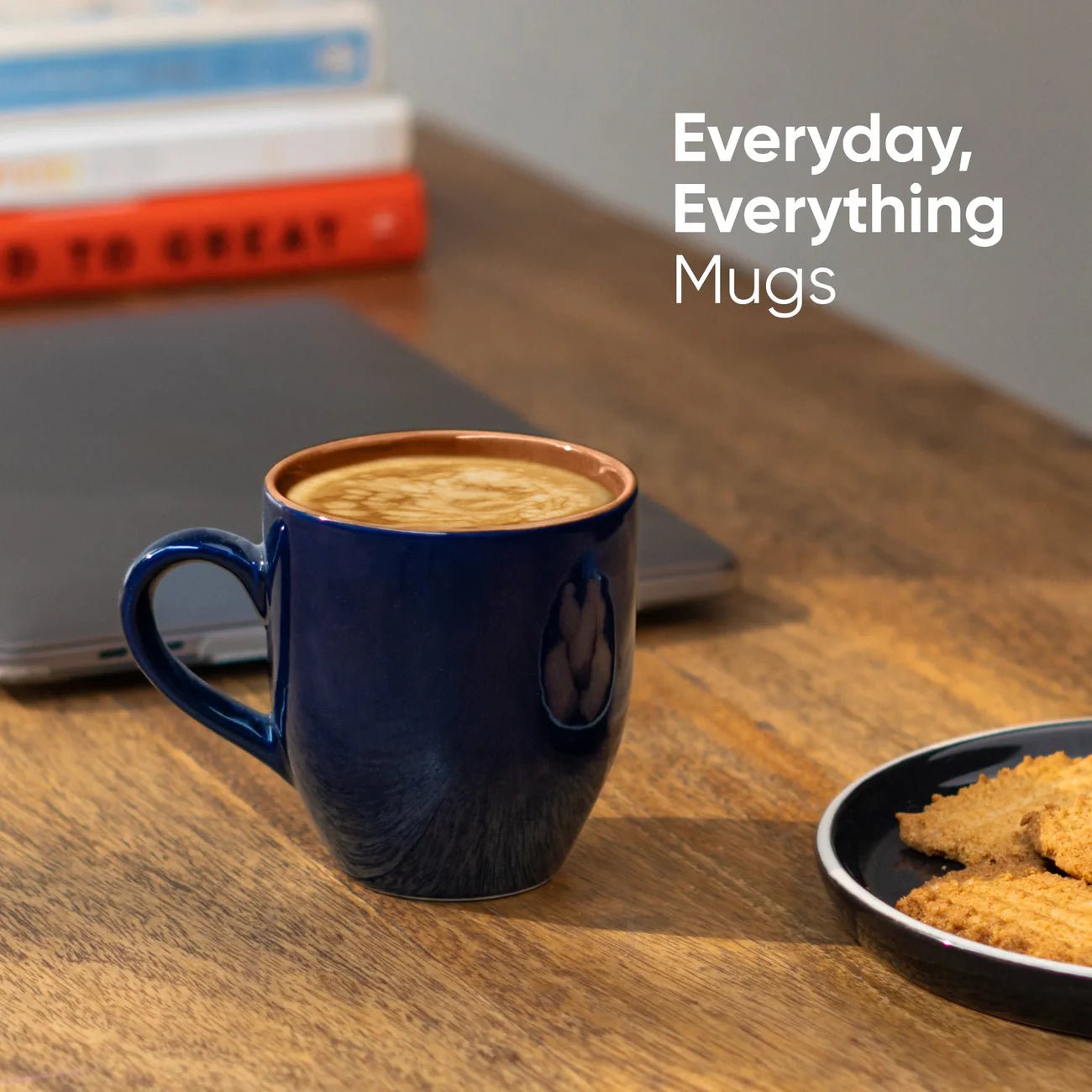 Milk Mug 300 ML Mid Blue - Something's Brewing